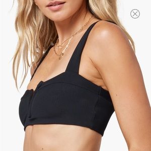 L*SPACE Lee Lee Ribbed Bikini Top